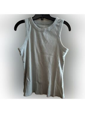 3 for $20 ⭐️ George Ribbed Tank Top – Large – Light Blue
